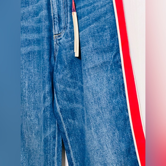 ALICE + OLIVIA WEEZY SIDE STRIPE JEAN. NWT. RETAIL 395 - Picture 7 of 14